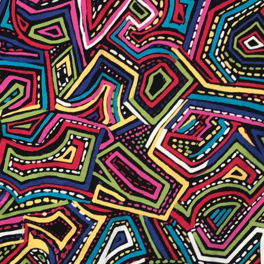 Chicos Abstract Geometric Pattern Multi-Color Jac… - image 4